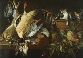 Oil painting of animals