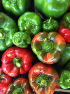 Green healthy ripe vegetables