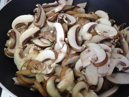 fried porcini mushrooms