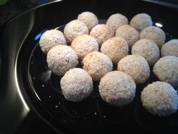sweet dessert with coconut