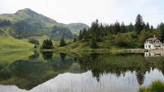 Lake Switzerland Alps