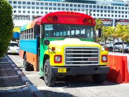 Old Bus Vehicle Transportation