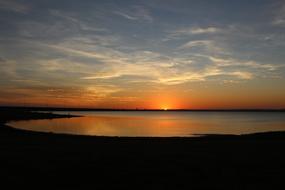 Sunset Nature River