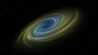 space background spiral galaxy drawing