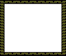 beautiful frame with yellow patterns