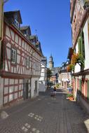 alley in old city, Germany, Idstein