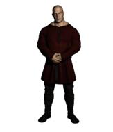 3d image of a bald man