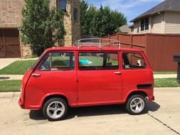 red family car