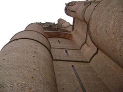 brick cathedral architecture in france