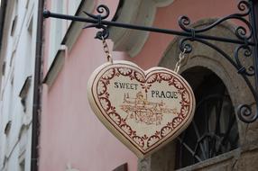 heart tree on the fence