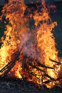 Fire Bonfire Flames