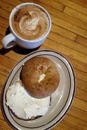 coffee and a sweet roll