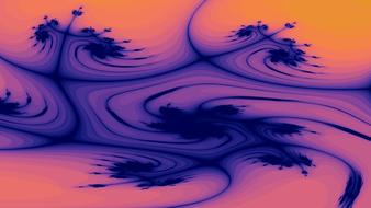 fractal background pattern pink blue