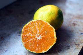 Green Tangerine Citrus Fruit
