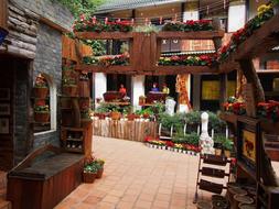 flower store at the market