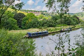 Canal Boat Landscape