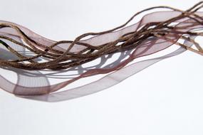 Fabric Shoe Laces Line drawing
