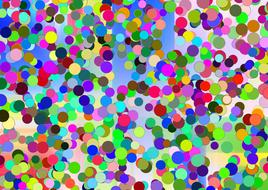 confetti background texture graphic drawing