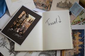 Travel Sticky Notes Agenda