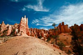 desert and rocks in bryce canyon, USA