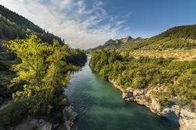 Landscape Mountains River