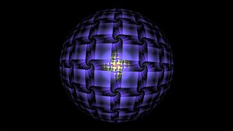 fractal ball sphere circle drawing