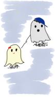 ghosts are a child's drawing