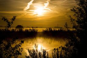 Water Source Morning Sun Rays