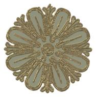 rosette tube metallizer pattern gold drawing