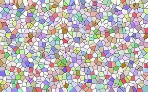 Mosaic Texture Coloured Stone drawing