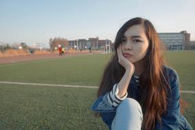 Woman Campus Spring
