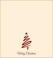 christmas card motif pink drawing