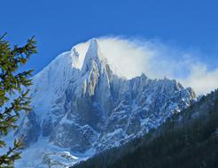 Alps Chamonix Needle Of The Drus