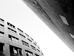 Modern Facade Building in city