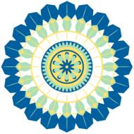 drawing of mandala geometric pattern