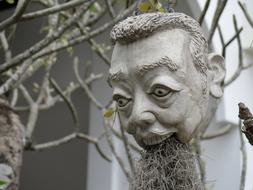 Head Wat Rong Khun Thailand Chiang