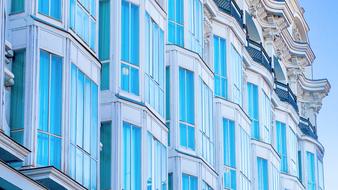 facade in Madrid, Spain