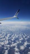 Plane Clouds View