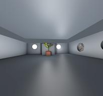 room in a space building