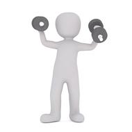 white male 3d model drawing