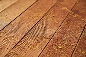 brown wooden boards close up