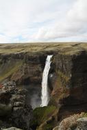 Haifoss Waterfall Iceland FossÃ¡