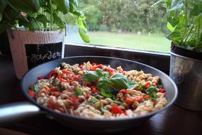 pasta with paprika