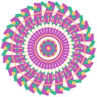 mandala geometric pattern shapes purple drawing