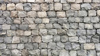 old Gray wild Stone Wall, background