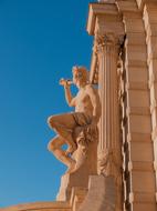white statue on the palace