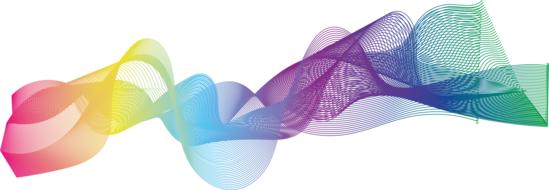 colorful wave, abstract graphic
