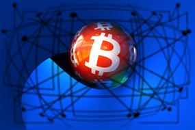 network web bitcoin currency drawing
