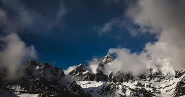 Spain Mountains Snow