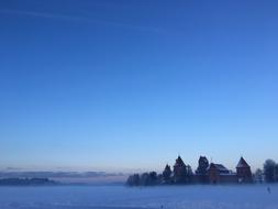 beautiful landscape blue